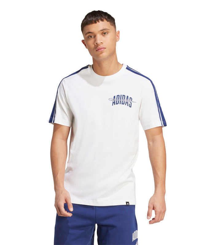 Polera Adidas  Graphic Estampado Universitario  JM6419
