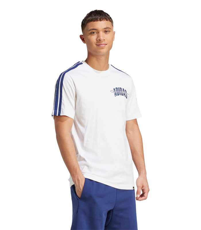 Polera Adidas  Graphic Estampado Universitario  JM6419