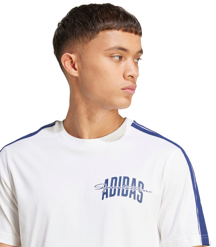 Polera Adidas  Graphic Estampado Universitario  JM6419