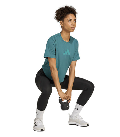 Polera Adidas  Train Essentials Big Logo Performance  JX1270