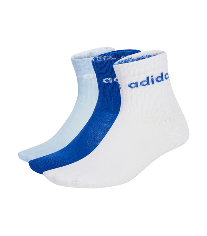Calceta Adidas Linear Kids 3 Pares  JX6594