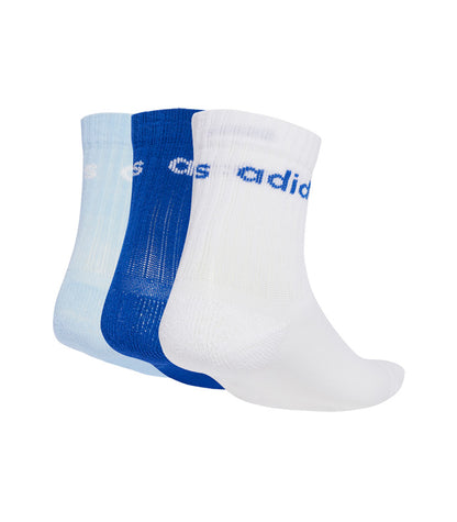 Calceta Adidas Linear Kids 3 Pares  JX6594