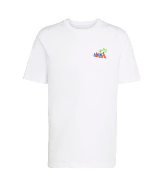 Polera Adidas  Graphic Mini Embroidery Surfing  KB2519