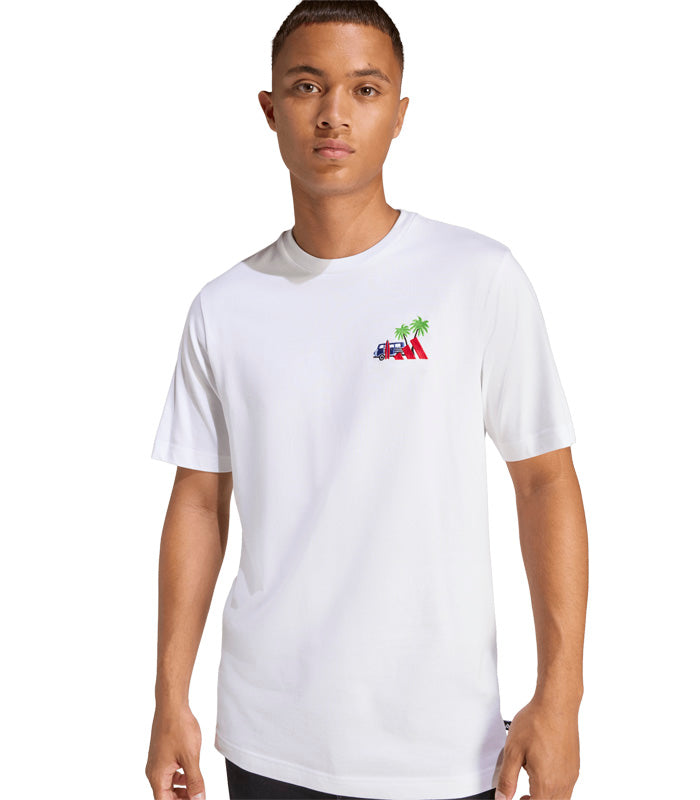 Polera Adidas  Graphic Mini Embroidery Surfing  KB2519