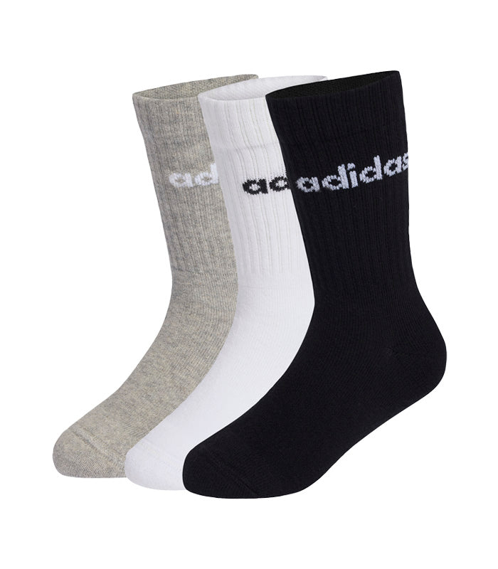 Calceta Adidas Linear Kids 3 Pares  KE7085