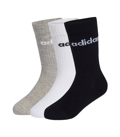Calceta Adidas Linear Kids 3 Pares  KE7085