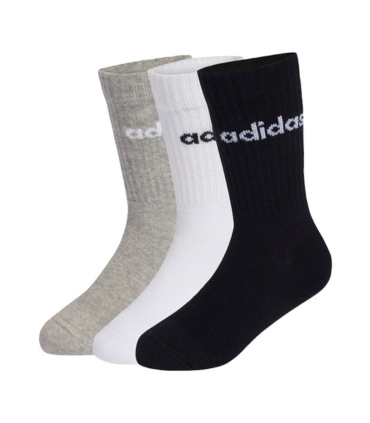 Calceta Adidas Linear Kids 3 Pares  KE7085