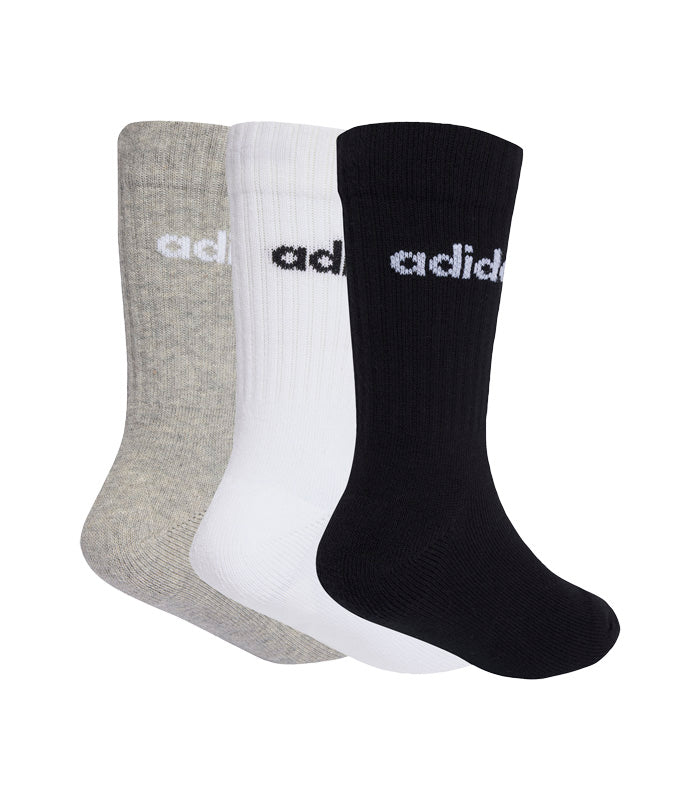 Calceta Adidas Linear Kids 3 Pares  KE7085