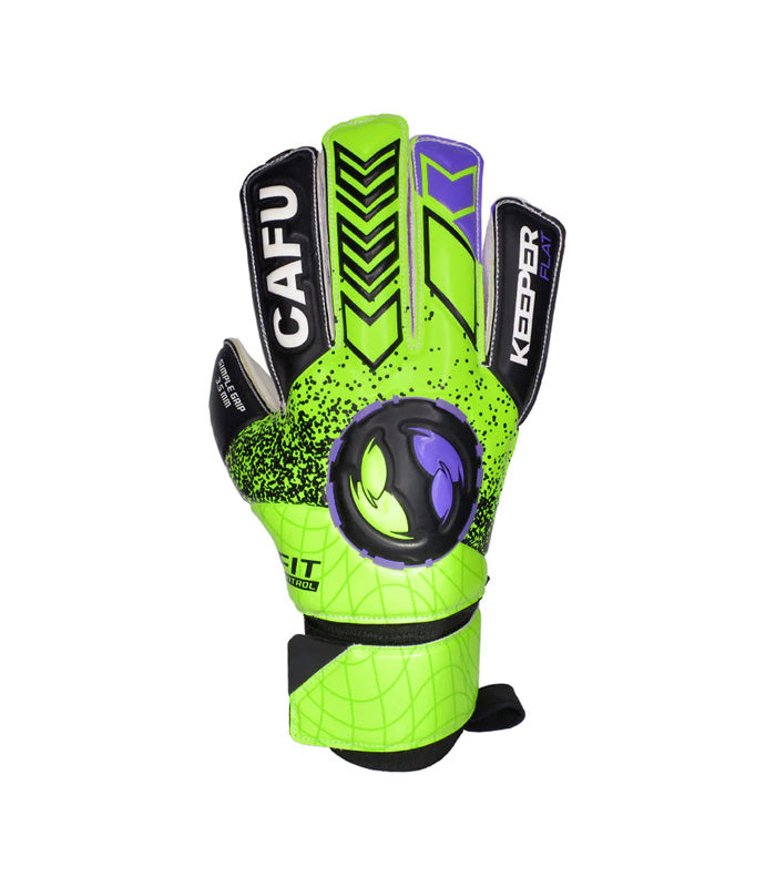 Guante Arquero Cafu  Keeper Flat  Verde Negro