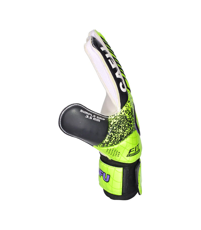 Guante Arquero Cafu  Keeper Flat  Verde Negro