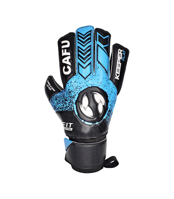 Guante Arquero Cafu  Keeper Flat  Negro Azul