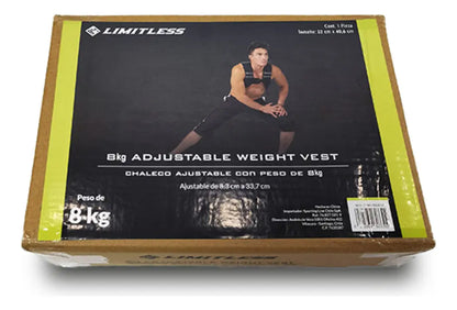 Chaleco con peso Fitness 8 Kg Urban Fit