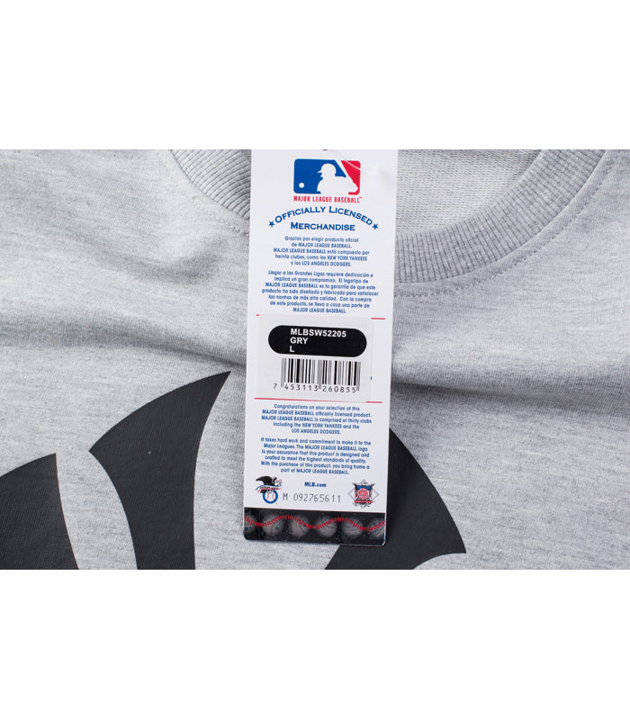Polerón MLB New York Yankees Gris  MLBSW52205 GRY