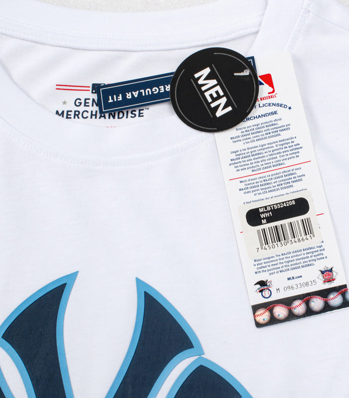 Polera MLB Primary NY Blanco  MLBTS524208 WH1