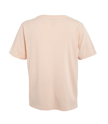 Polera Nixon  Pale Pink Grey Logo Front  NXNPOV2301RO