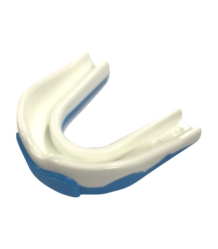 Protector Bucal Okami Simple Bicolor Adulto Blanco|Azul