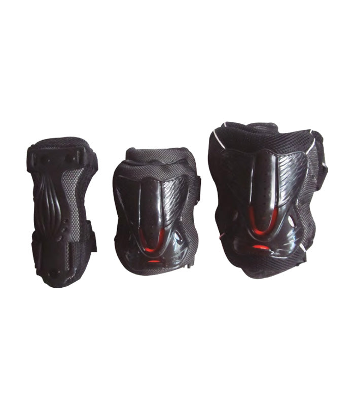 Set de Protección Rider Evo Negro|Rojo