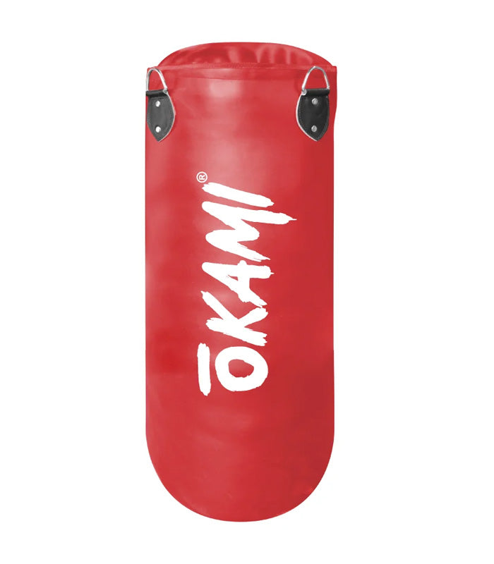 Saco de Box Okami Ecocuero 100 cm Rojo