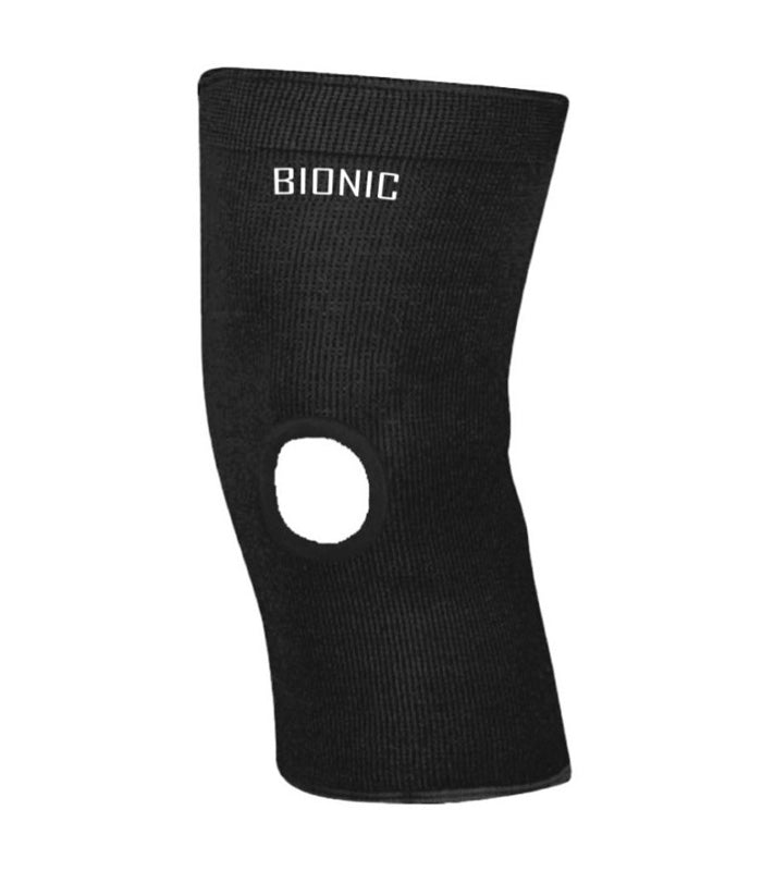 Rodillera Elasticada Bionic Rotuliana Negro