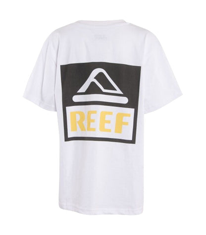 Polera Reef Niño Big Logo White  RFBPOV23102BL