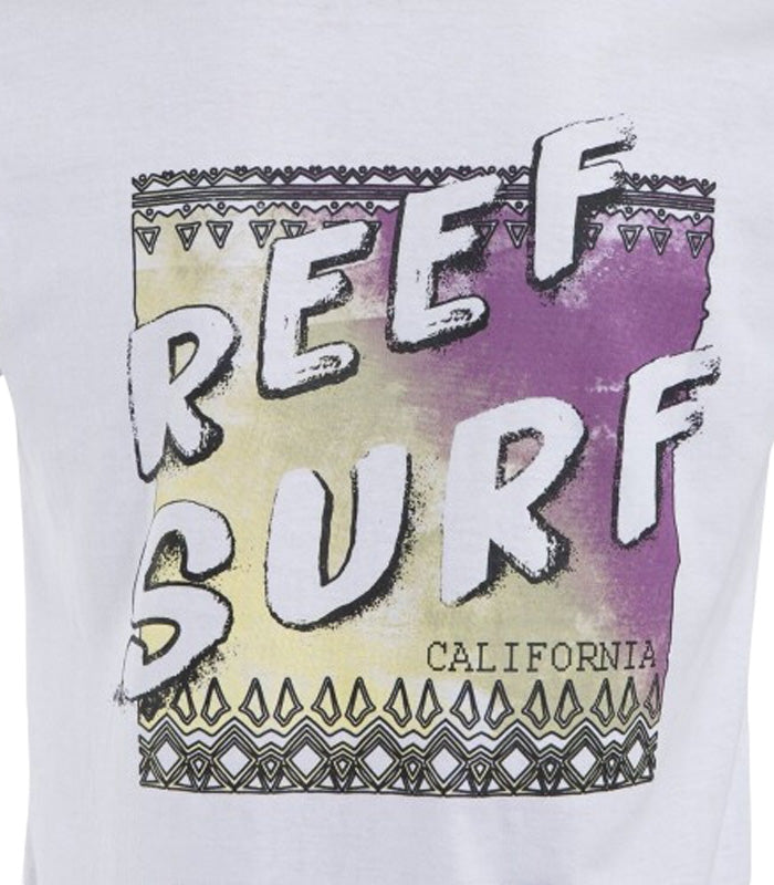 Polera Reef Niño Surf White  RFBPOV23109BL