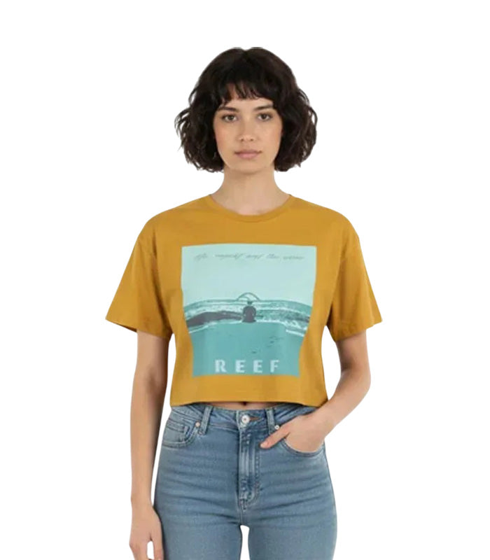 Polera Reef  Crop Top  RFLPOI2203MOS