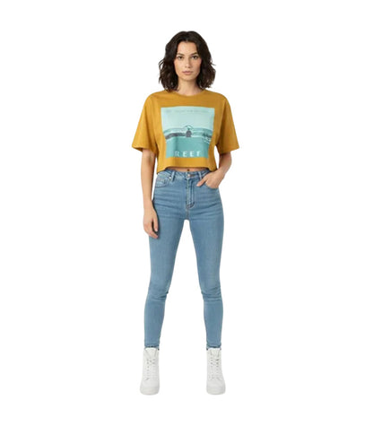 Polera Reef  Crop Top  RFLPOI2203MOS