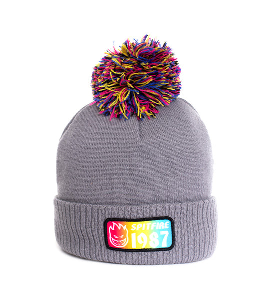 Gorro Beanie Inf Spitfire Pompom Gris SF-NT07-GRY
