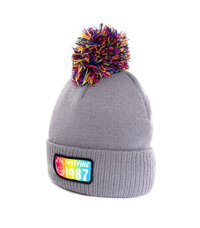 Gorro Beanie Inf Spitfire Pompom Gris SF-NT07-GRY