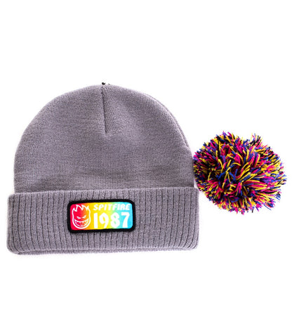 Gorro Beanie Inf Spitfire Pompom Gris SF-NT07-GRY