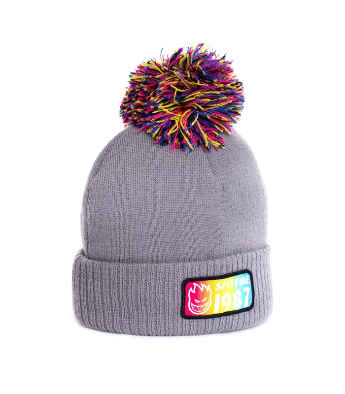 Gorro Beanie Inf Spitfire Pompom Gris SF-NT07-GRY