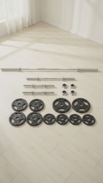 Set de Barras y Discos 31 kg Limitless