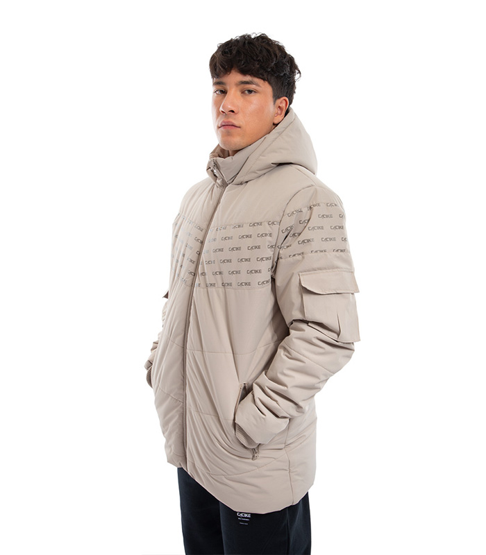 Parka Cac1ke CAW24-MPK001-02-02 Beige Pure Cashmere - Full Deportes