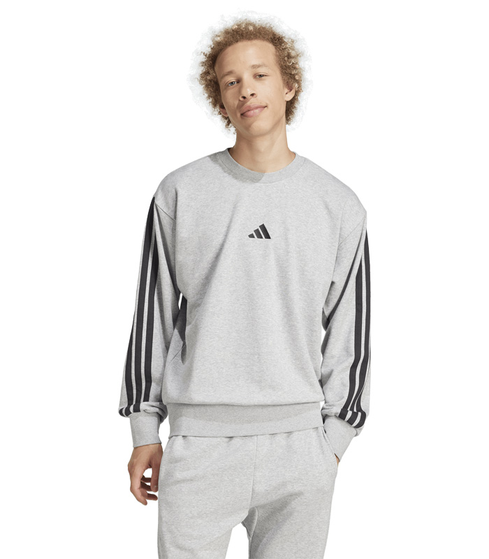 Polerón Adidas Essentials 3 Tiras French Terry JE6374 - Full Deportes