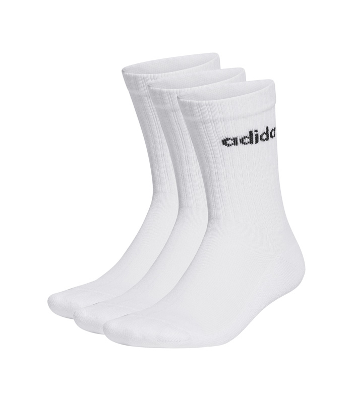 Calceta Adidas Linear Crew 3 Pares  HT3455