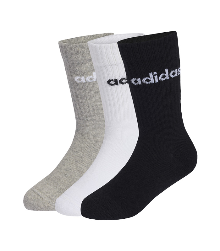 Calceta Adidas Linear Kids 3 Pares  KE7085