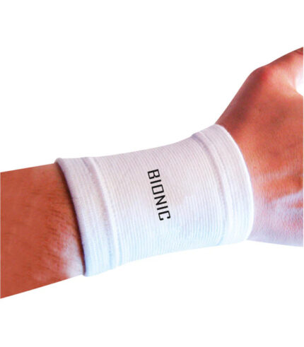 Muñequera Bionic Elasticada Blanco