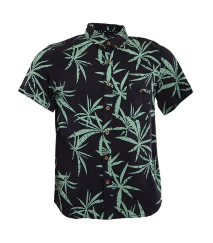 Camisa Reef Black Palm Green  RFBCAV23140VE