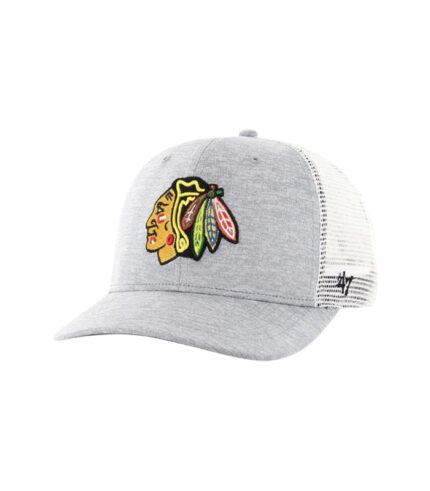 Gorro 47  Jockey Chicago Blackhawks Gray Trucker  H-HRNTA04JHP-GY